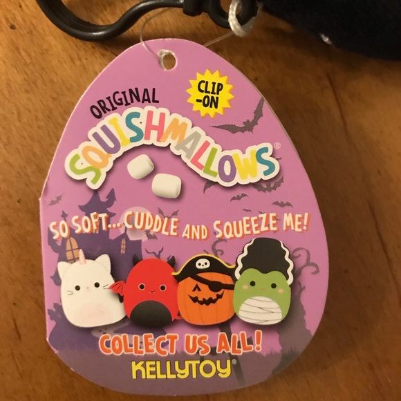 Squishmallows Myrtle Bride of Frankenstein Plush Clip - Picture 8 of 11